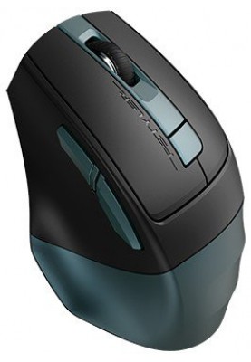 Миша A4Tech Fstyler FB35CS, Midnight Green, USB, бездротова безшумна, оптична, BT+RF (Combo), 1200/1600/2000/2400 dpi, 125 Hz, 6 кнопок, вбудований Li акумулятор