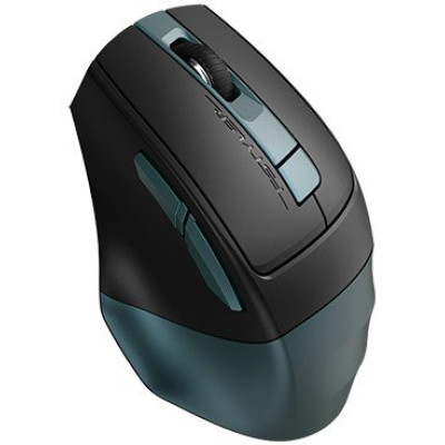 Миша A4Tech Fstyler FB35CS, Midnight Green, USB, бездротова безшумна, оптична, BT+RF (Combo), 1200/1600/2000/2400 dpi, 125 Hz, 6 кнопок, вбудований Li акумулятор