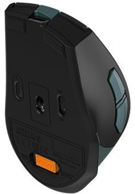 Миша A4Tech Fstyler FB35CS, Midnight Green, USB, бездротова безшумна, оптична, BT+RF (Combo), 1200/1600/2000/2400 dpi, 125 Hz, 6 кнопок, вбудований Li акумулятор