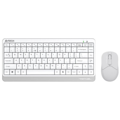 Комплект бездротовий A4tech Fstyler FG1112, White, клавіатура+миша