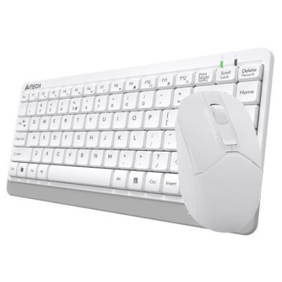Комплект бездротовий A4tech Fstyler FG1112, White, клавіатура+миша