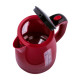Електрочайник Liberton LEK-6818, Red/Black, 2000W, 1.7л, дисковий, пластик, автовідключення, шкала рівня води p 2-х сторін, індикатор роботи, фільтр від накипу, LED-підсвічування