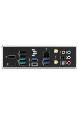 Материнська плата LGA1700, Asus TUF GAMING B760M-PLUS WIFI, B760, 4xDDR5, Int.Video(CPU), 4xSATA3, 2xM.2, 1xPCI-E 16x 5.0, 1xPCI-E 16x 4.0, 1xPCI-E 1x 4.0, Realtek 7.1, Realtek 2.5Gb, WiFi 6, Bluetooth 5.2, 8xUSB3.2/4xUSB2.0, HDMI/DP, MicroATX
