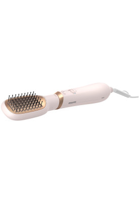 Фен-щітка Philips BHA310/00, Pink, 800W, 3 температурні режими, 2 швидкості, холодне повітря, керамічний нагрівальний елемент, функція іонізації, насадки: щітка з висувною щетиною, щітка зі змішаною щетиною, тонкий концентратор