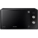Мікрохвильова піч Samsung MS23K3614AK/UA, Black, 800W, 23л, соло, 6 рівнів потужності, керування механічне, годинник, розморожування, LED дисплей, поворотний стіл 28,8мм