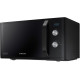 Мікрохвильова піч Samsung MS23K3614AK/UA, Black, 800W, 23л, соло, 6 рівнів потужності, керування механічне, годинник, розморожування, LED дисплей, поворотний стіл 28,8мм