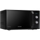 Мікрохвильова піч Samsung MS23K3614AK/UA, Black, 800W, 23л, соло, 6 рівнів потужності, керування механічне, годинник, розморожування, LED дисплей, поворотний стіл 28,8мм