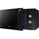 Мікрохвильова піч Samsung MS23K3614AK/UA, Black, 800W, 23л, соло, 6 рівнів потужності, керування механічне, годинник, розморожування, LED дисплей, поворотний стіл 28,8мм