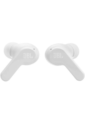Навушники JBL Wave Beam, White, Bluetooth, мікрофон, чохол з функцією зарядки, технологія "JBL Deep Bass Sound" (JBLWBEAMWHT)