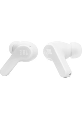 Навушники JBL Wave Beam, White, Bluetooth, мікрофон, чохол з функцією зарядки, технологія "JBL Deep Bass Sound" (JBLWBEAMWHT)