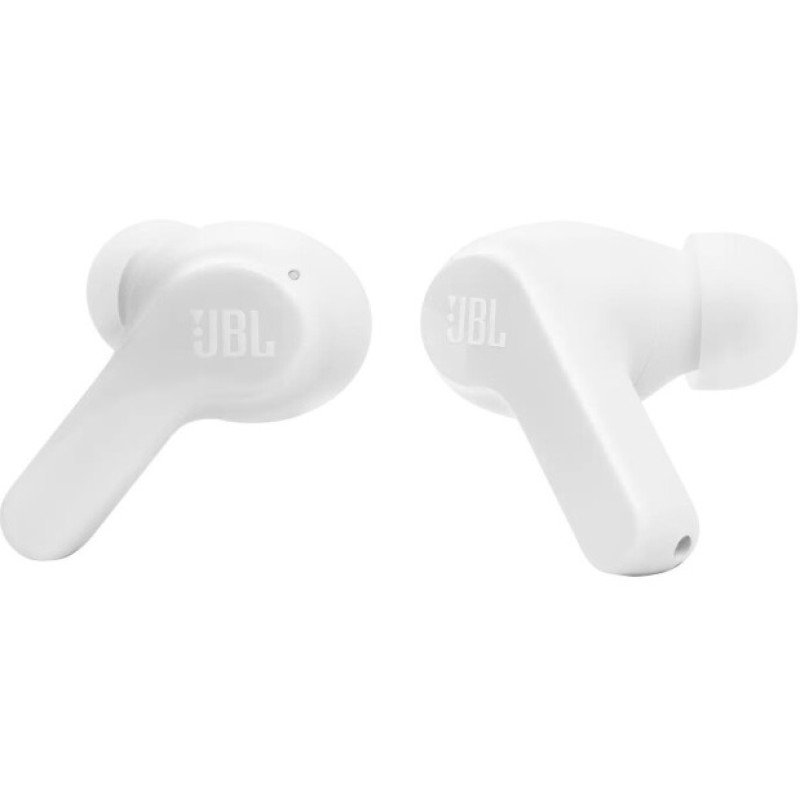 Навушники JBL Wave Beam, White, Bluetooth, мікрофон, чохол з функцією зарядки, технологія "JBL Deep Bass Sound" (JBLWBEAMWHT)