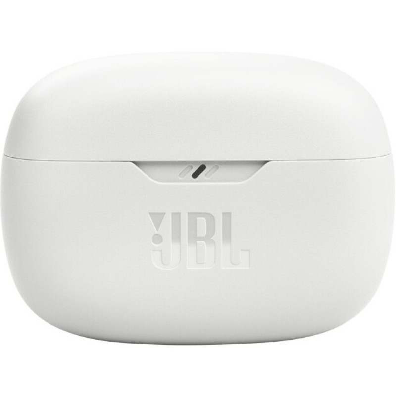 Навушники JBL Wave Beam, White, Bluetooth, мікрофон, чохол з функцією зарядки, технологія "JBL Deep Bass Sound" (JBLWBEAMWHT)