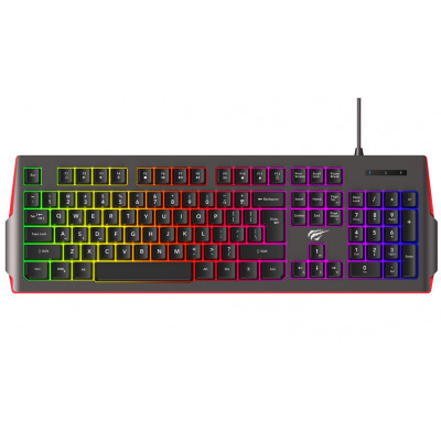 Клавіатура Havit HV-KB866L Black, USB, ігрова, підсвічування
