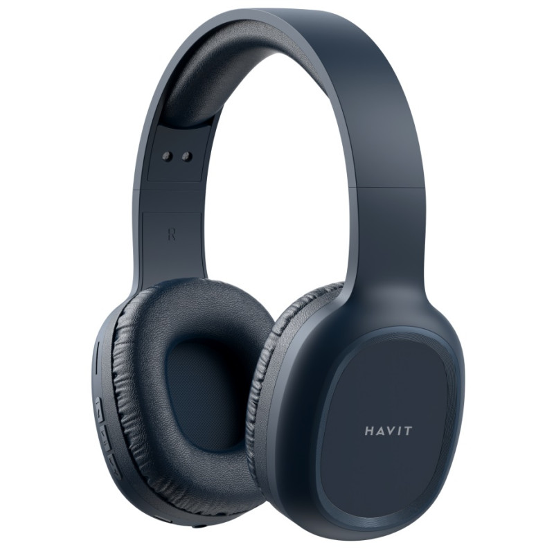 Навушники Havit HV-H2590BT Blue, Bluetooth V4.2, AUX, Micro SD Card, Fm, USB, 200mAh