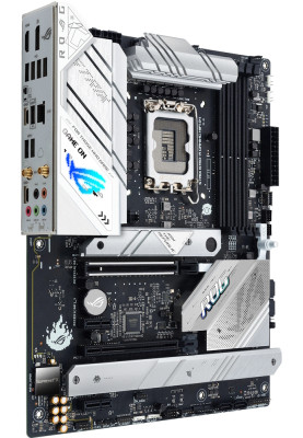 Материнська плата LGA1700, Asus ROG STRIX B760-A GAMING WIFI, B760, 4xDDR5, Int.Video(CPU), 4xSATA3, 3xM.2, 1xPCI-E 16x 5.0, 1xPCI-E 16x 3.0, 2xPCI-E 1x 3.0, ALC4080, Intel 2.5Gb, WiFi 6E, Bluetooth 5.3, 7xUSB3.2/5xUSB2.0, HDMI/DP, ATX