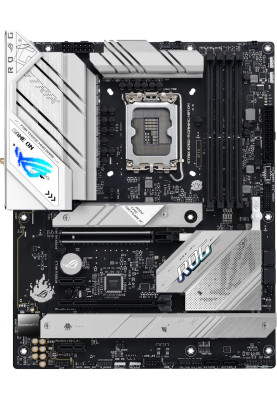 Материнська плата LGA1700, Asus ROG STRIX B760-A GAMING WIFI, B760, 4xDDR5, Int.Video(CPU), 4xSATA3, 3xM.2, 1xPCI-E 16x 5.0, 1xPCI-E 16x 3.0, 2xPCI-E 1x 3.0, ALC4080, Intel 2.5Gb, WiFi 6E, Bluetooth 5.3, 7xUSB3.2/5xUSB2.0, HDMI/DP, ATX