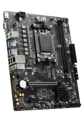 Материнська плата AM5 MSI PRO A620M-E, A620, 2xDDR5, Int.Video (CPU), 4xSATA3, 1xM.2, 1xPCI-E 4.0 x16, 1xPCI-E 3.0 x1, ALC897, RTL8111H, 6xUSB3.2/6xUSB2.0, VGA/HDMI, MicroATX