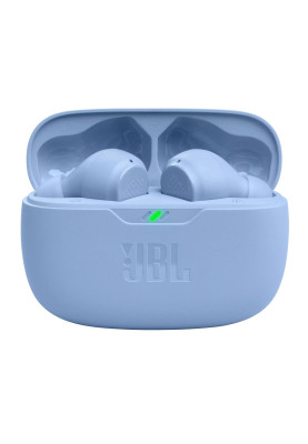 Навушники JBL Wave Beam, Blue, Bluetooth, мікрофон, чохол з функцією зарядки, технологія "JBL Deep Bass Sound" (JBLWBEAMBLU)
