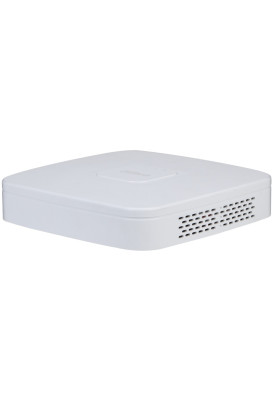 Відеореєстратор IP Dahua DHI-NVR2108-I2 White, 8хIP, Smart 1U 1HDD WizSense, VGA, HDMI, Smart H.265+; H.265; Smart H.264+; H.264; MJPEG, RJ-45, 2х USB, 205×207×48 мм,0,5 кг