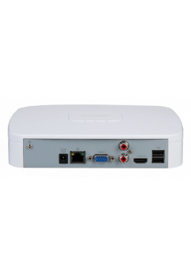 Відеореєстратор IP Dahua DHI-NVR2108-I2 White, 8хIP, Smart 1U 1HDD WizSense, VGA, HDMI, Smart H.265+; H.265; Smart H.264+; H.264; MJPEG, RJ-45, 2х USB, 205×207×48 мм,0,5 кг