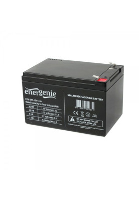 Батарея для ДБЖ 12В 12Ач EnerGenie/BAT-12V12AH/ШхДхВ 150x94x98