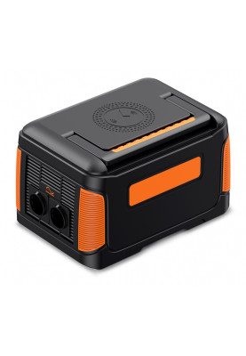 Зарядна станція Havit J300, Black/Orange, 300 Вт / 308 Вт/год, 2xType-C (60 Вт), 2xUSB (5В, 3А), DC, 1x220V, бездротова зарядка 15 Вт (HV-J300)