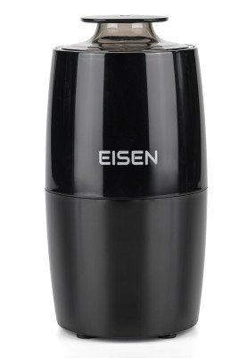 Кавомолка Eisen ECG-026B, Black, 250W, завантаження 60гр, леза з нерж. сталі, захист від перегріву