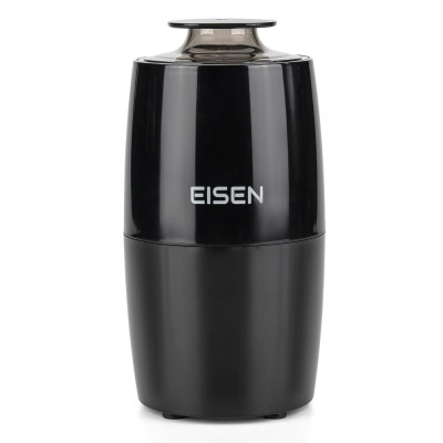 Кавомолка Eisen ECG-026B, Black, 250W, завантаження 60гр, леза з нерж. сталі, захист від перегріву