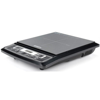 Настільна плита Eisen EIP-225, Black, 2000W, індукційна, 1 зона нагріву 17см, 8 рівнів температури, 4 режими приготування, керування кнопкове, розпізнавання розміру посуду, автовідключення
