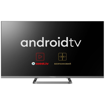 Телевізор 32" Liberton LTV-32H03AT, LED, HD, 1366x768, 60 Гц, Android 11, DVB-T2/С, 3xHDMI, USB, VESA 200x200