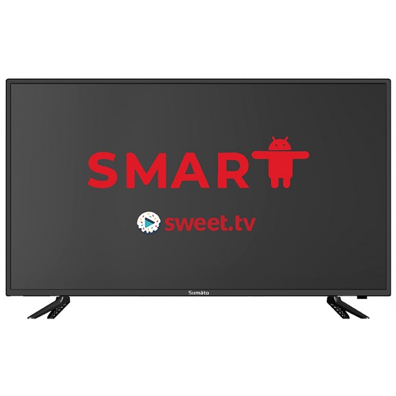 Телевізор 42" Sumato 42FTS03, LED, 1920x1080, 60 Гц, Smart TV, DVB-T2/C, HDMI, USB, VESA 200x100