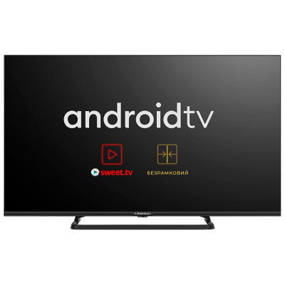 Телевізор 43" Liberton LTV-43F01AT LED FulHD 1920x1080 60Hz, Smart TV, DVB-T2, HDMI, USB, VESA 200x200