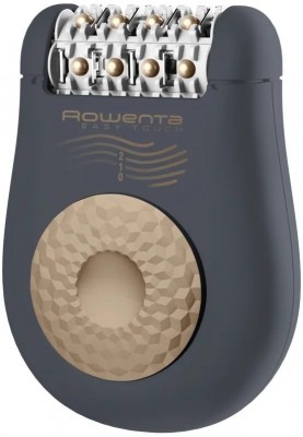 Епілятор Rowenta EASY TOUCH DUNE EP1119F0 Black, суха/пінцетна епіляція, 24 пінцетів, 2 швидкості, робота від акумулятора, масажна технологія, Easy Touch, система направлення волосся