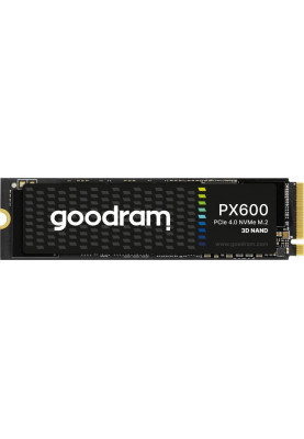 Твердотільний накопичувач SSD 250Gb, Goodram PX600, PCI-E 4.0 x4, M.2 2280, 3D TLC, 3200/1700 МБ/с (SSDPR-PX600-250-80)