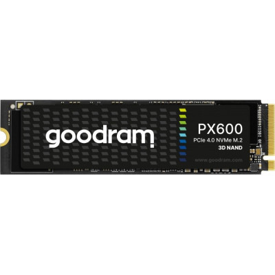Твердотільний накопичувач SSD 250Gb, Goodram PX600, PCI-E 4.0 x4, M.2 2280, 3D TLC, 3200/1700 МБ/с (SSDPR-PX600-250-80)