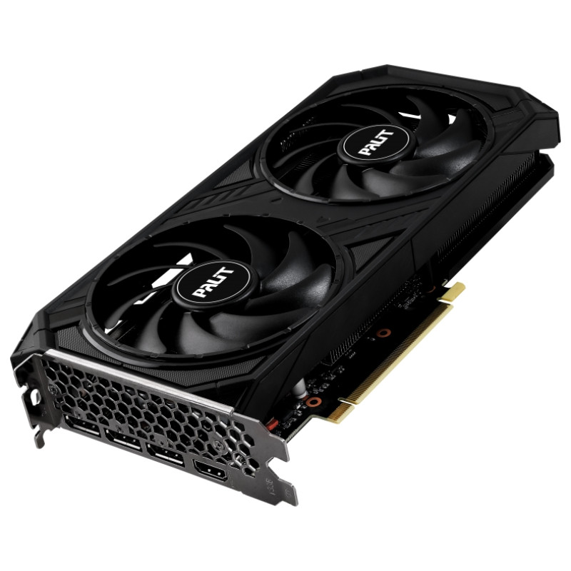 Відеокарта GeForce RTX 4060 Ti, Palit, Dual, 8Gb GDDR6, 128-bit, HDMI/3xDP, 2535/18000 MHz, 8-pin (NE6406T019P1-1060D)