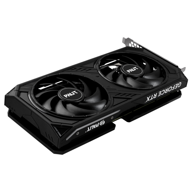 Відеокарта GeForce RTX 4060 Ti, Palit, Dual, 8Gb GDDR6, 128-bit, HDMI/3xDP, 2535/18000 MHz, 8-pin (NE6406T019P1-1060D)