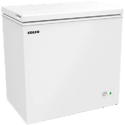 Морозильна скриня Edler ED-200A, White, корисний об'єм 195L, керування механічне, електронний контроль температури з механічним циферблатом, заморожування 9кг/24год, A+, 88.5x84.5x56.3см