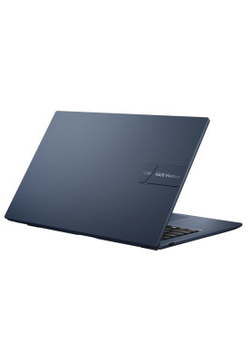 Ноутбук 15" Asus VivoBook 15 X1504ZA-BQ067(90NB1021-M00D10) Quiet Blue 15.6" FullHD 1920x1080 матовий, Intel Core i3-1215U 3.3-4.4GHz, RAM 8GB DDR4, SSD 256GB, Intel UHD Graphics, DOS, підсвічування клавіатури