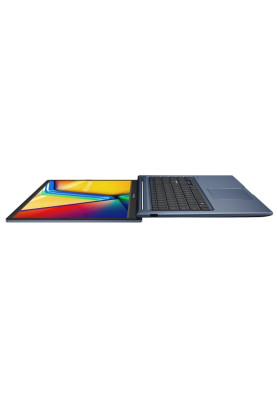 Ноутбук 15" Asus VivoBook 15 X1504ZA-BQ067(90NB1021-M00D10) Quiet Blue 15.6" FullHD 1920x1080 матовий, Intel Core i3-1215U 3.3-4.4GHz, RAM 8GB DDR4, SSD 256GB, Intel UHD Graphics, DOS, підсвічування клавіатури