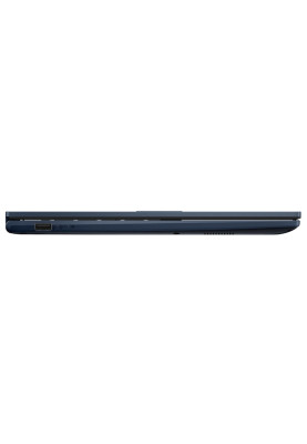 Ноутбук 15" Asus VivoBook 15 X1504ZA-BQ067(90NB1021-M00D10) Quiet Blue 15.6" FullHD 1920x1080 матовий, Intel Core i3-1215U 3.3-4.4GHz, RAM 8GB DDR4, SSD 256GB, Intel UHD Graphics, DOS, підсвічування клавіатури