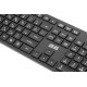 Клавіатура бездротова 2E KS260, Black, USB 2.4GHz, вологостійка, до 10 м, 1xAAA (2E-KS260WB)