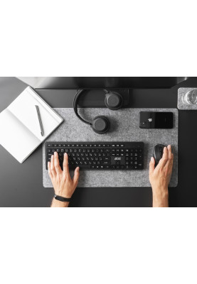 Клавіатура бездротова 2E KS260, Black, USB 2.4GHz, вологостійка, до 10 м, 1xAAA (2E-KS260WB)