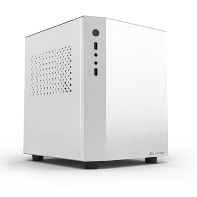 Корпус ALmordor Solar 210 SFF Silver, без БЖ, для Mini ITX, 1xUSB 2.0, 1xUSB 3.0, макс. CPU - 85 мм / VGA - 230 мм / PSU - 160 мм, алюмінієвий (ALS210SFFSL)