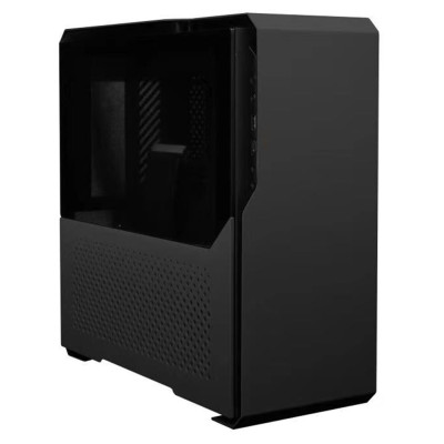 Корпус ALmordor SilverLining 160G ITX Black, без БЖ, Mini Tower SFF, для Mini ITX, 1xUSB 3.0, 1xType-C, макс. CPU - 120 мм / VGA - 320 мм / PSU - 120 мм (SFX), алюмінієвий, бічна панель із загартованого скла, СРО - 240 мм (збоку) (ALSL160GIBK)