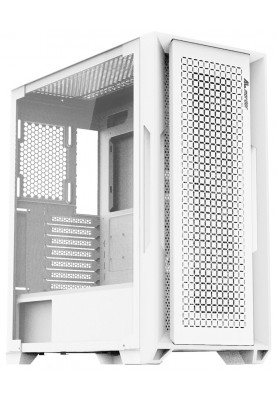 Корпус ALmordor L1300 Pioneer White, без БЖ, Mid Tower, для EATX / ATX / Micro ATX / Mini ITX, 2xUSB 3.0, макс. CPU - 175 мм / VGA - 400 мм / PSU - 180 мм, бічна панель із загартованого скла (ALL1300)