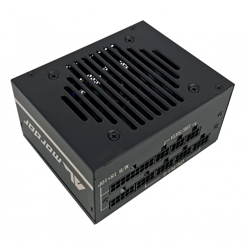 Блок живлення 750 Вт, ALmordor SFX, Black, модульний, 80+ Gold, Active PFC, 80 мм, 4xMolex / 8xSATA / 3x6+2-pin / 2x4+4-pin / 1x20+4-pin (ALSFX750BK)