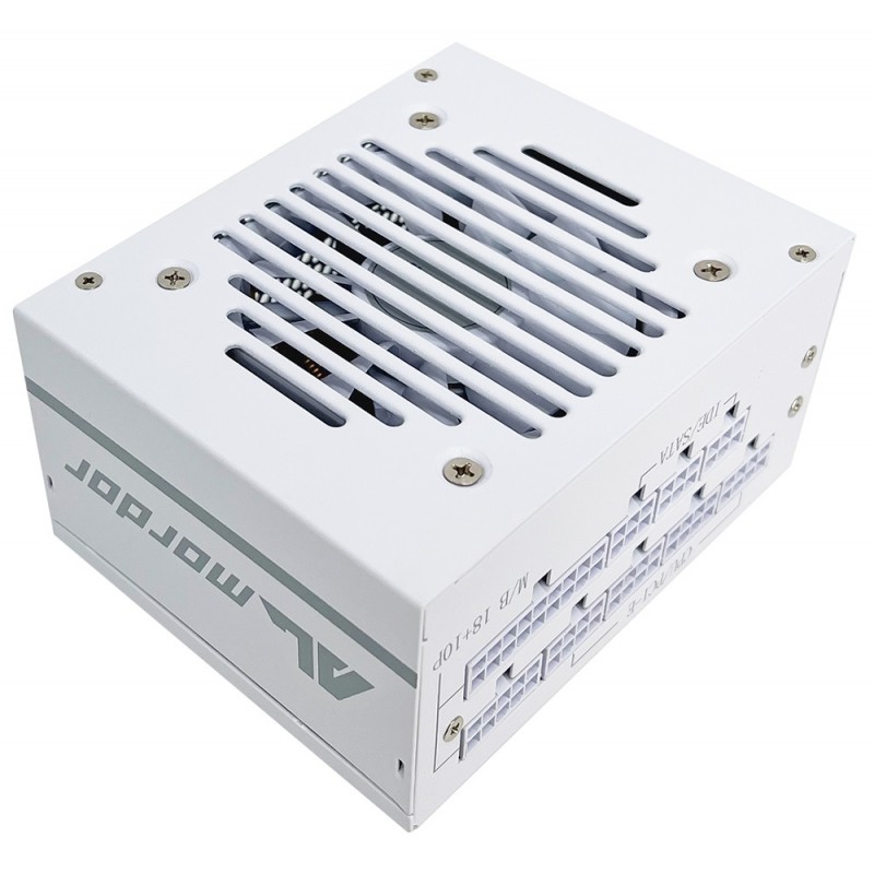 Блок живлення 750 Вт, ALmordor SFX, White, модульний, 80+ Gold, Active PFC, 80 мм, 4xMolex / 8xSATA / 3x6+2-pin / 2x4+4-pin / 1x20+4-pin (ALSFX750WH)