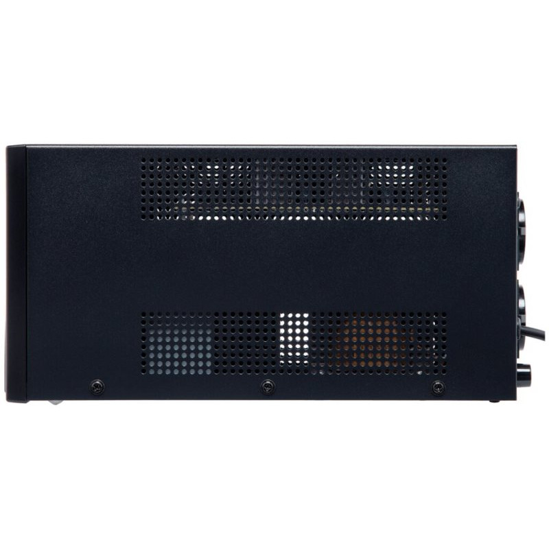 Джерело безперебійного живлення LogicPower 650VA / 390W, 2 розетки, AVR, 7.5Ач12В, чорний металевий корпус (1078)