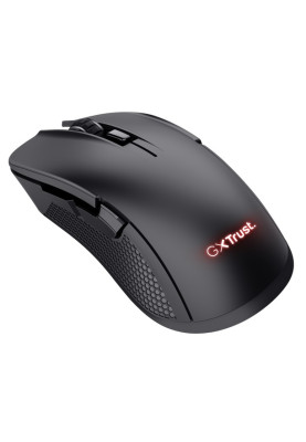 Миша бездротова Trust GXT 923 YBAR, Black, USB (2.4GHz), оптична, 200-7200 dpi, RGB підсвічування, 6 програмованих кнопок, акумулятор (24888)